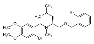 (S)-N-(2-bromo-4,5-dimethoxybenzyl)-1-((2-bromobenzyl)oxy)-N,4-dimethylpentan-2-amine CAS:286688-13-9 manufacturer & supplier