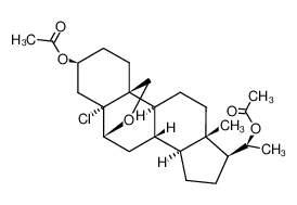 5α-Chlor-3β,20andb-diacetoxy-6β,19-oxido-pregnan CAS:2867-81-4 manufacturer & supplier