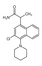 2-(3-Chloro-4-piperidin-1-yl-naphthalen-1-yl)-propionamide CAS:28671-69-4 manufacturer & supplier