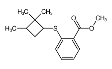 2-(2,2,3-Trimethyl-cyclobutylsulfanyl)-benzoic acid methyl ester CAS:28674-30-8 manufacturer & supplier