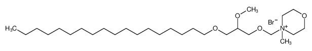 Morpholinium,4-[[2-methoxy-3-(octadecyloxy)propoxy]methyl]-4-methyl-, bromide CAS:286838-71-9 manufacturer & supplier