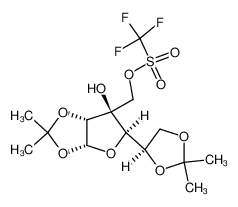 1,2:5,6-di-O-isopropylidene-3-C-trifluoromethanesulfonyloxymethyl-α-D-glucofuranose CAS:286839-66-5 manufacturer & supplier