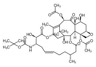 2-debenzoyl-2,13-[(10R,9S,3R,E)-9-tert-butoxycarbonylamino-10-hydroxy-3-methyl-1,11-diketoundec-6-enylene]baccatin III CAS:286932-32-9 manufacturer & supplier