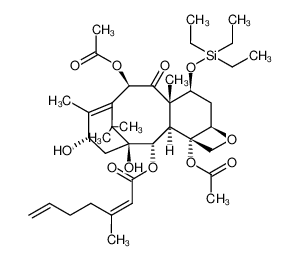 7-triethylsilyl-2-debenzoyl-2-[(Z)-3-methylhepta-2,6-dienoyl]baccatin III CAS:286932-86-3 manufacturer & supplier