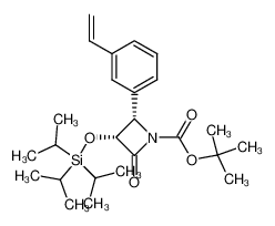 (3R,4S)-1-(tert-butoxycarbonyl)-3-triisopropylsiloxy-4-(3-ethenylphenyl)azetidin-2-one CAS:286932-98-7 manufacturer & supplier