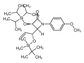 (3R,4S)-4-[(R)-1-(tert-Butyl-dimethyl-silanyloxy)-allyl]-1-(4-methoxy-phenyl)-3-triisopropylsilanyloxy-azetidin-2-one CAS:286933-05-9 manufacturer & supplier