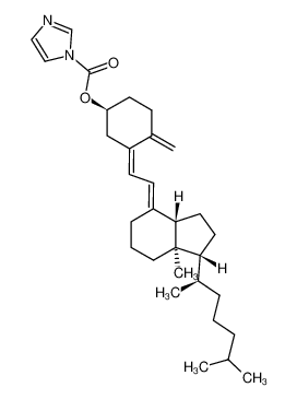 Imidazole-1-carboxylic acid (S)-3-[2-[(1R,3aS,7aR)-1-((R)-1,5-dimethyl-hexyl)-7a-methyl-octahydro-inden-(4E)-ylidene]-eth-(Z)-ylidene]-4-methylene-cyclohexyl ester CAS:286949-86-8 manufacturer & supplier