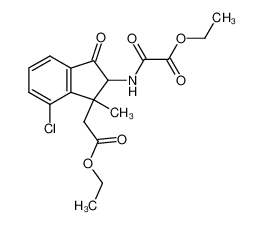 ethyl N-(7-chloro-1-ethoxycarbonylmethyl-1-methyl-3-oxo-2-indanyl)oxamate CAS:286960-10-9 manufacturer & supplier