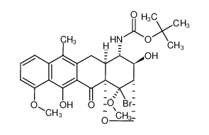 tert-butyl ((3S,4S,5S,5aS,13aS,14R)-14-bromo-4,12-dihydroxy-11,14-dimethoxy-7-methyl-13-oxo-3,4,5,5a,6,13-hexahydro-2H-3,13a-methanoanthra[2,3-b]oxepin-5-yl)carbamate CAS:286961-70-4 manufacturer & supplier