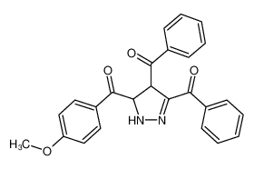 C'-(4-methoxy-phenyl)-C,C'-diphenyl-C,C',C'-(4,5-dihydro-1H-pyrazole-3,4,5-triyl)-tris-methanone CAS:28710-82-9 manufacturer & supplier