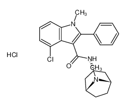 N-(endo-8-Methyl-8-azabicyclo[3.2.1]octa-3-yl)-4-chloro-1-methyl-2-phenylindole-3-carboxamide hydrochloride CAS:287113-08-0 manufacturer & supplier