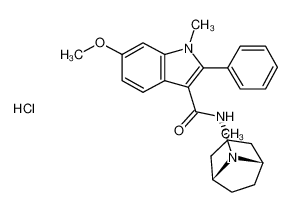 N-(endo-8-Methyl-8-azabicyclo[3.2.1]octa-3-yl)-6-methoxy-1-methyl-2-phenylindole-3-carboxamide hydrochloride CAS:287113-14-8 manufacturer & supplier