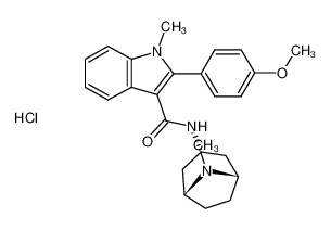 N-(endo-8-Methyl-8-azabicyclo[3.2.1]octa-3-yl)-1-methyl-2-(4-methoxyphenyl)indole-3-carboxamide hydrochloride CAS:287113-21-7 manufacturer & supplier