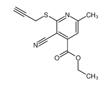 ethyl 3-cyano-6-methyl-2-(prop-2-yn-1-ylthio)isonicotinate CAS:287176-90-3 manufacturer & supplier