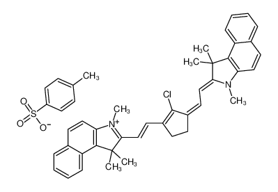 2-[2-[2-chloro-3-[2-(1,1,3-trimethylbenzo[e]indol-3-ium-2-yl)ethenyl]cyclopent-2-en-1-ylidene]ethylidene]-1,1,3-trimethylbenzo[e]indole,4-methylbenzenesulfonate CAS:287182-34-7 manufacturer & supplier