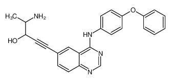 4-amino-1-(4-((4-phenoxyphenyl)amino)quinazolin-6-yl)pent-1-yn-3-ol CAS:287190-79-8 manufacturer & supplier