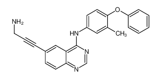 6-(3-aminoprop-1-yn-1-yl)-N-(3-methyl-4-phenoxyphenyl)quinazolin-4-amine CAS:287191-19-9 manufacturer & supplier