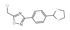 5-(CHLOROMETHYL)-3-[4-(1,3-DITHIOLAN-2-YL)PHENYL]-1,2,4-OXADIAZOLE CAS:287197-10-8 manufacturer & supplier