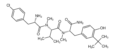 (S)-N-((S)-1-amino-3-(3-(tert-butyl)-4-hydroxyphenyl)-1-oxopropan-2-yl)-2-((S)-2-amino-3-(4-chlorophenyl)-N-methylpropanamido)-N,3-dimethylbutanamide CAS:287205-82-7 manufacturer & supplier