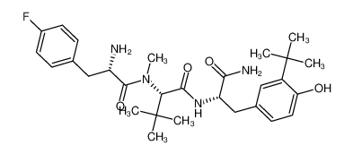 (S)-N-((S)-1-amino-3-(3-(tert-butyl)-4-hydroxyphenyl)-1-oxopropan-2-yl)-2-((S)-2-amino-3-(4-fluorophenyl)-N-methylpropanamido)-3,3-dimethylbutanamide CAS:287207-33-4 manufacturer & supplier