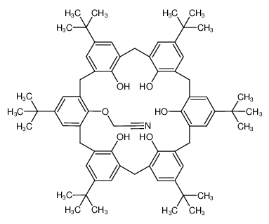 5,11,17,23,29,35-hexa-tert-butyl-38,39,40,41,42-pentahydroxy-37-cyanomethyloxycalix[6]arene CAS:287208-46-2 manufacturer & supplier