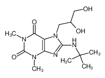 8-tert-butylamino-7-(2,3-dihydroxy-propyl)-1,3-dimethyl-3,7-dihydro-purine-2,6-dione CAS:28735-15-1 manufacturer & supplier