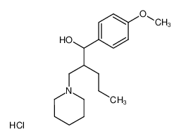 1-(4-Methoxy-phenyl)-2-piperidin-1-ylmethyl-pentan-1-ol; hydrochloride CAS:28736-13-2 manufacturer & supplier