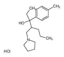 4-Pyrrolidin-1-ylmethyl-3-p-tolyl-heptan-3-ol; hydrochloride CAS:28736-17-6 manufacturer & supplier