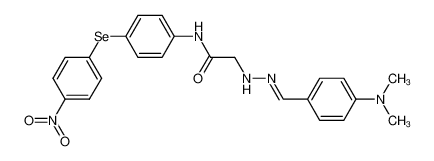 2-{N'-[1-(4-Dimethylamino-phenyl)-meth-(E)-ylidene]-hydrazino}-N-[4-(4-nitro-phenylselanyl)-phenyl]-acetamide CAS:287383-75-9 manufacturer & supplier