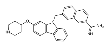 7-[2-(Piperidin-4-yloxy)-carbazol-9-ylmethyl]-naphthalene-2-carboxamidine CAS:287389-11-1 manufacturer & supplier