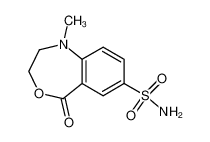 1-Methyl-5-oxo-1,2,3,5-tetrahydro-benzo[e][1,4]oxazepine-7-sulfonic acid amide CAS:28739-37-9 manufacturer & supplier