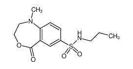 1-Methyl-5-oxo-1,2,3,5-tetrahydro-benzo[e][1,4]oxazepine-7-sulfonic acid propylamide CAS:28739-39-1 manufacturer & supplier