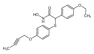 2-{[4-(2-Butynyloxy)phenyl]sulfanyl}-N-hydroxy-2-(4-ethoxyphenyl) acetamide CAS:287392-44-3 manufacturer & supplier