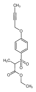 2-(4-but-2-ynyloxy-phenylsulfonyl)-propionic acid ethyl ester CAS:287392-70-5 manufacturer & supplier