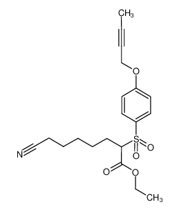 Ethyl 2-{[4-(2-butynyloxy)phenyl]sulfonyl}-7-cyanoheptanoate CAS:287392-97-6 manufacturer & supplier