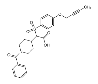 (1-benzoyl-4-piperidinyl){[4-(2-butynyloxy)phenyl]sulfonyl}acetic acid CAS:287393-51-5 manufacturer & supplier