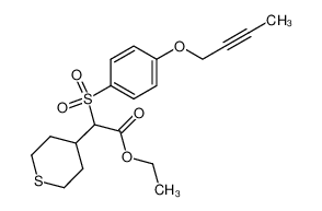 2-{[4-(2-butynyloxy)phenyl]sulfonyl}(tetrahydro-4H-thiopyran-4-yl)ethyl acetate CAS:287393-56-0 manufacturer & supplier