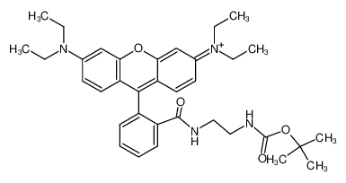 {9-[2-(2-tert-Butoxycarbonylamino-ethylcarbamoyl)-phenyl]-6-diethylamino-xanthen-3-ylidene}-diethyl-ammonium CAS:287401-72-3 manufacturer & supplier