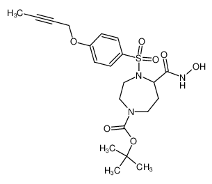 tert-butyl 4-{[4-(2-butynyloxy)-phenyl]sulfonyl}-5-[(hydroxyamino)carbonyl]-1,4-diazepane-1-carboxylate CAS:287405-82-7 manufacturer & supplier