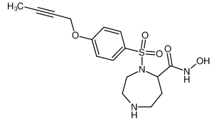 4-{[4-(2-Butynyloxy)phenyl]sulfonyl}-N-hydroxy-1,4-diazepane-5-carboxamide CAS:287405-83-8 manufacturer & supplier