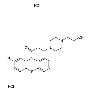 1-(2-chlorophenothiazin-10-yl)-3-[4-(2-hydroxyethyl)piperazin-1-yl]propan-1-one,dihydrochloride CAS:28747-82-2 manufacturer & supplier