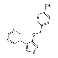 5-[4-(4-Methyl-benzyloxy)-[1,2,5]thiadiazol-3-yl]-pyrimidine CAS:287472-35-9 manufacturer & supplier