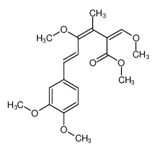 3,5-Hexadienoic acid,6-(3,4-dimethoxyphenyl)-4-methoxy-2-(methoxymethylene)-3-methyl-,methyl ester, (2Z,3E,5E)- CAS:287485-01-2 manufacturer & supplier