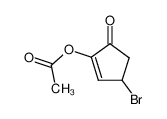 Acetic acid 3-bromo-5-oxo-cyclopent-1-enyl ester CAS:28750-54-1 manufacturer & supplier