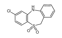 7-chloro-5,11-dihydro-dibenzo[b,e][1,4]thiazepine 10,10-dioxide CAS:28753-35-7 manufacturer & supplier