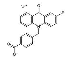 10-[(4-carboxyphenyl)methyl]-2-fluoro-9(10H)-acridone sodium salt CAS:287718-32-5 manufacturer & supplier