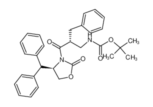 tert-butyl ((R)-3-((R)-4-benzhydryl-2-oxooxazolidin-3-yl)-2-benzyl-3-oxopropyl)carbamate CAS:287719-27-1 manufacturer & supplier