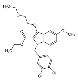 ethyl N-(3,4-dichlorobenzyl)-3-(2-ethoxyethoxy)-5-methoxyindole-2-carboxylate CAS:287726-19-6 manufacturer & supplier