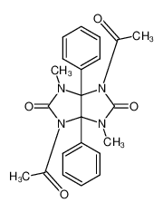 1,4-diacetyl-3,6-dimethyl-3a,6a-diphenyl-tetrahydro-imidazo[4,5-d]imidazole-2,5-dione CAS:28774-06-3 manufacturer & supplier