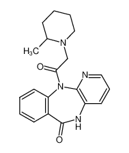 11-[(2-methyl-piperidin-1-yl)-acetyl]-5,11-dihydro-benzo[e]pyrido[3,2-b][1,4]diazepin-6-one CAS:28781-57-9 manufacturer & supplier